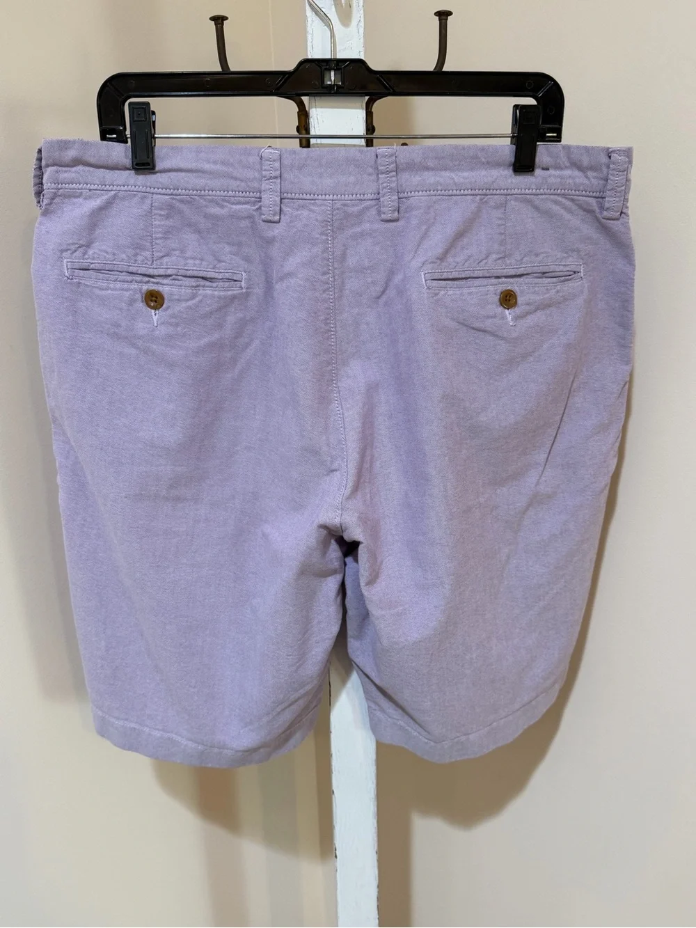 MENS JCREW CLUB SHORTS FLAT FRONT IN  SIZE 35” WAIST 11” LENGTH IN PURPLE